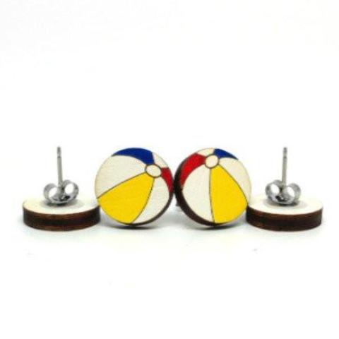 Beach Ball Studs