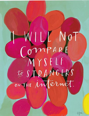 Strangers on the Internet Print