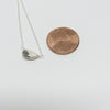 Teeny Seed White Gold Necklace