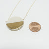 Large Pebble Gold Necklace