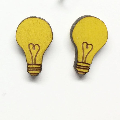 Lightbulbs Yellow Studs
