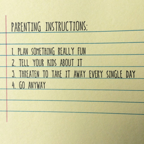 Go Anyway Letterpress Card