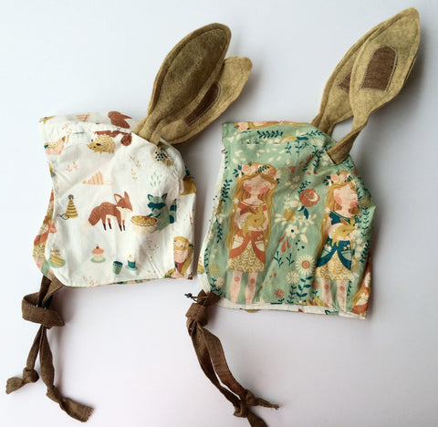 Bonnet with Removable Ears - Bunny Girl
