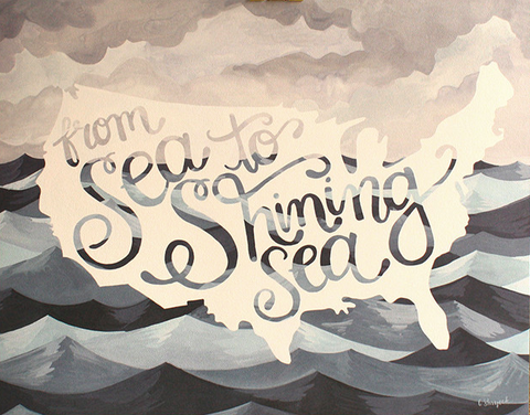 Sea to Shining Sea Print