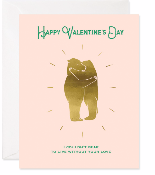 Bear Valentine Card