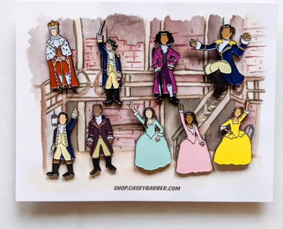 Hamilpins Hamilton Full Cast Pin Set - Main Image