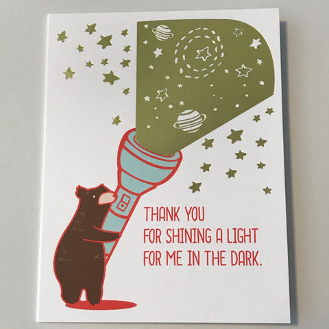 Shining a Light Card