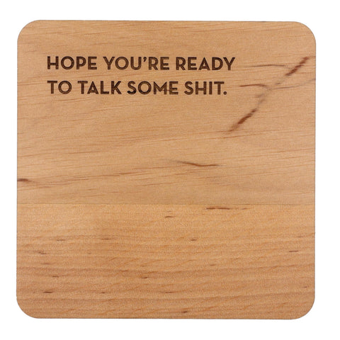 Talk Some Shit Coasters