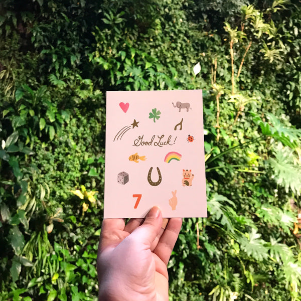 Good Luck Charms Card – Plumfield