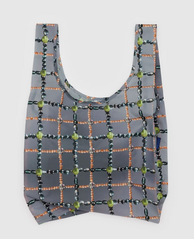 Baggu Reusable Bag - Beaded Plaid