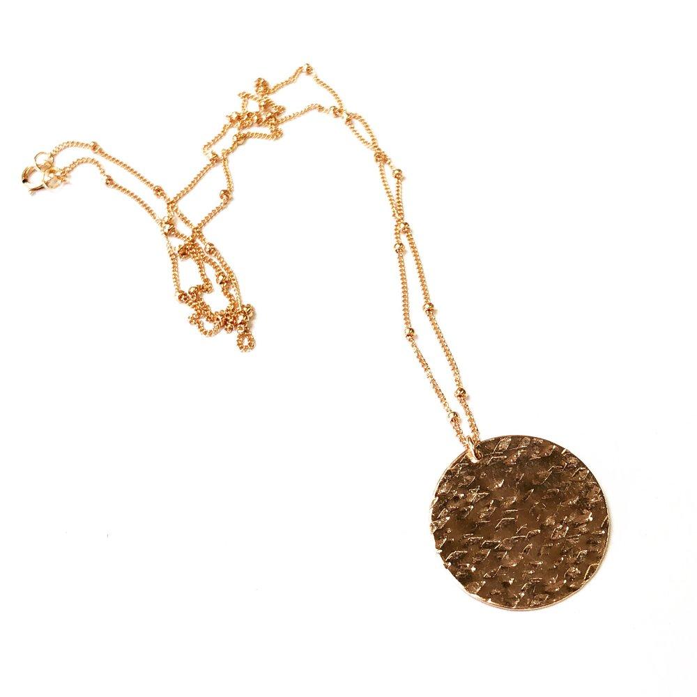Cassidy Rose Gold Pendant Necklace