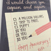 Anniversary Note Card