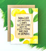 Lemon Empathy Card