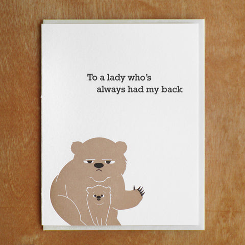 Bear Mom Card