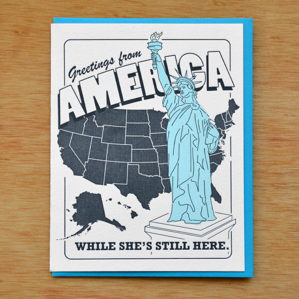 Greetings from America Card