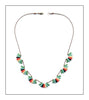 Deco Sweeps Glass Flower Necklace