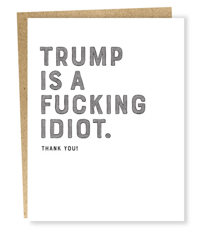 Trump Thank You Card