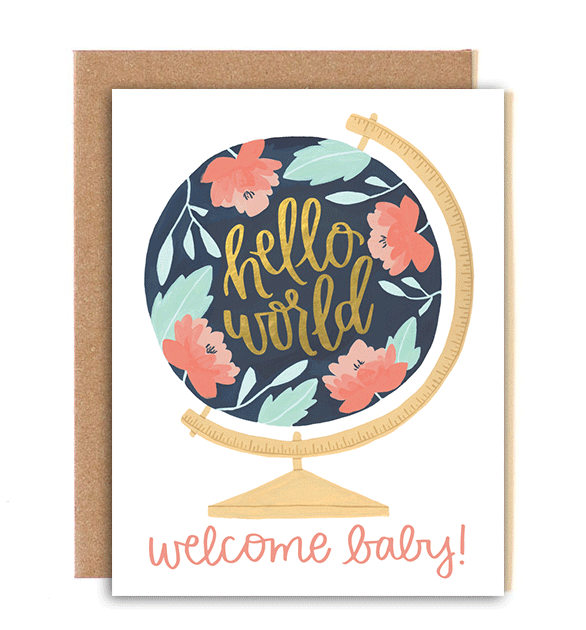Hello World Card – Plumfield