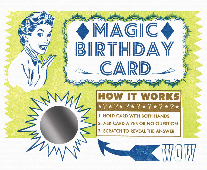 Magic Birthday Card