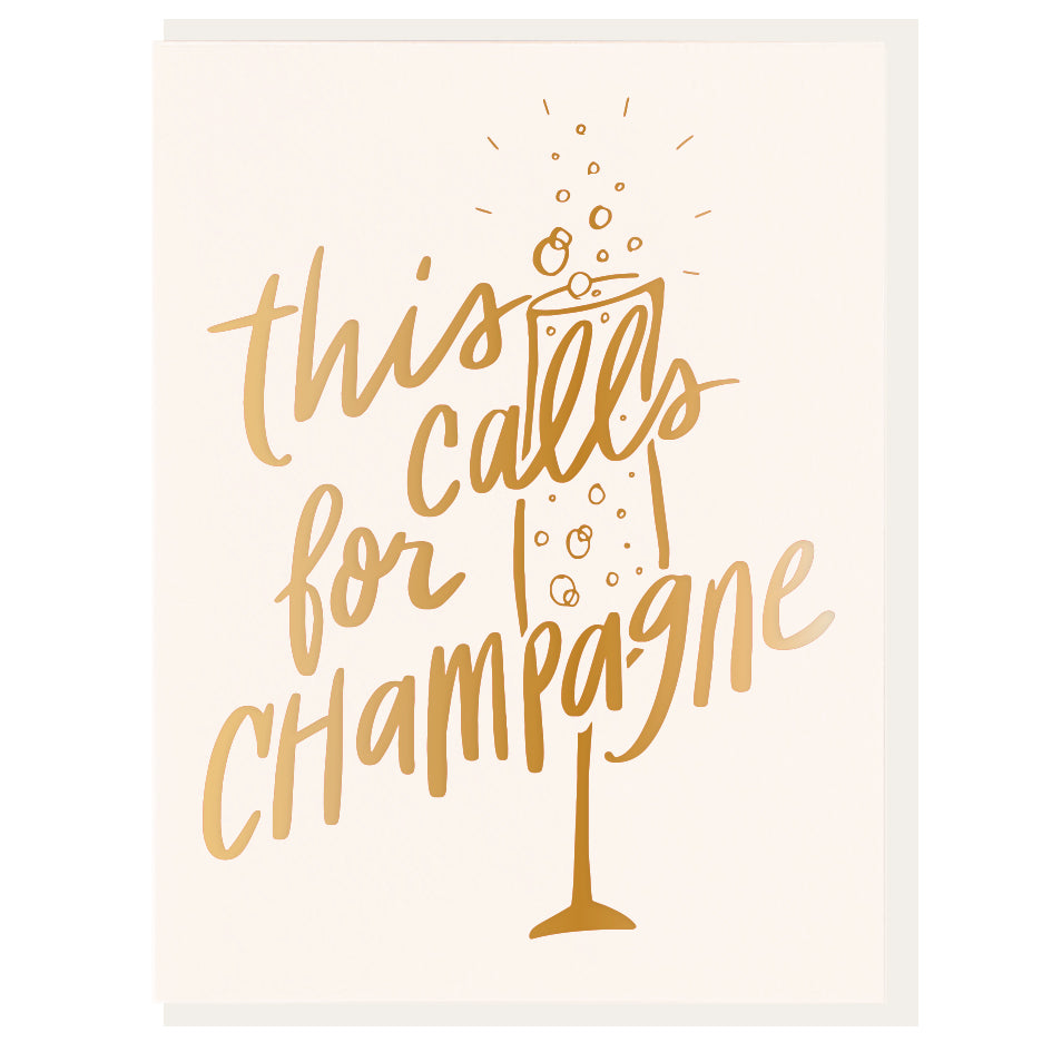 This Calls for Champagne Card
