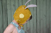 Bonnet with Removable Ears - Nani Iro Golden