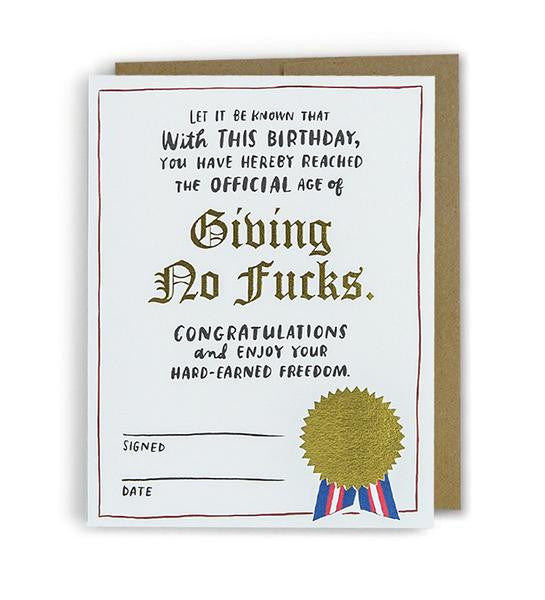 Degree Birthday Card