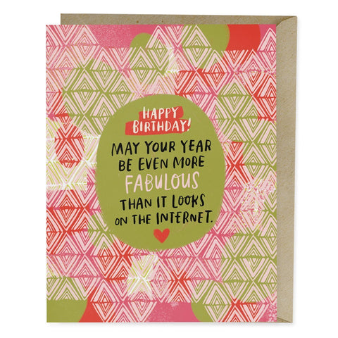 Internet Fabulous Card