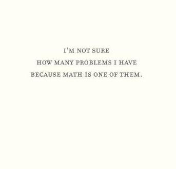 Math Problems Card