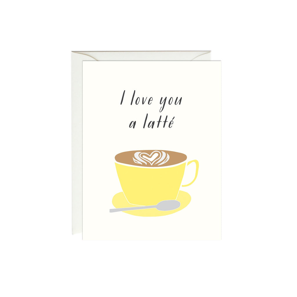 Love You a Latte Card