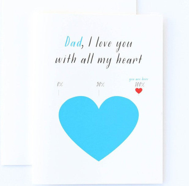 Father's Day Heart Card