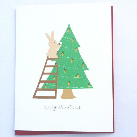 Christmas Bunny Card