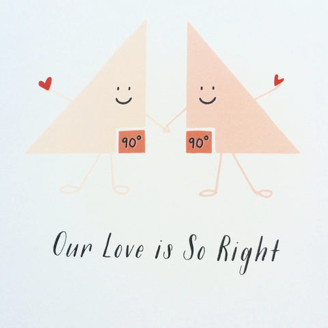 Love is Right Card