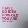 No Idea Birthday Letterpress Card