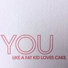 Cake Love Letterpress Card