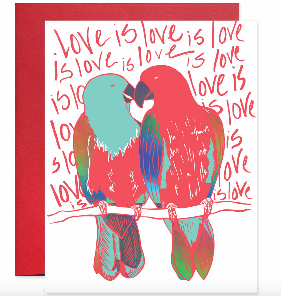 Love is Love Bird Card