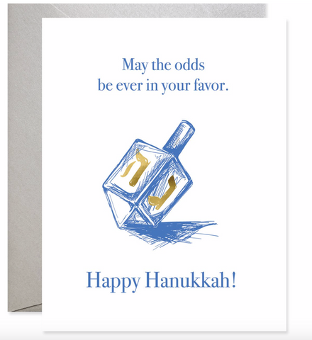 Odds in Your Favor Hanukkah Card