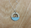Sailboat Circle Necklace