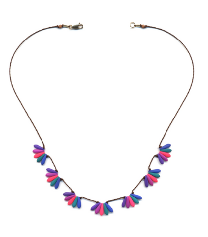Neon Sweeps Necklace