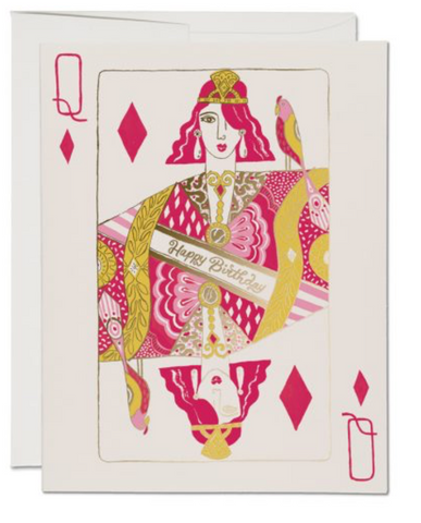 Queen of Diamonds Card