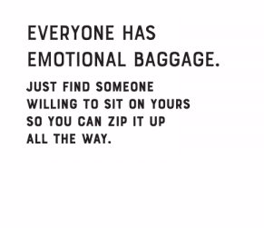 Emotional Baggage Card