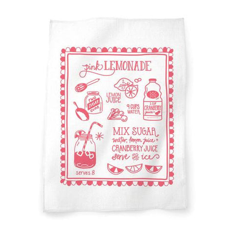 Pink Lemonade Tea Towel