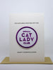 Cat Lady Club Card & Patch
