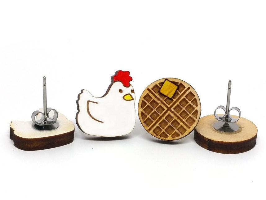 Chicken and Waffles Studs