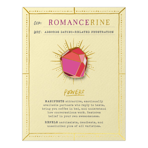 Romancerine Gem Card w/ Pin