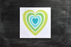 Heart Screenprint - Green