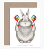 Maracas Bunny Birthday Card