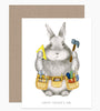 Bunny Dad Card