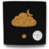 Gold Cloud with Moon and Stars Pin