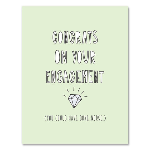 Congrats Engagement Card