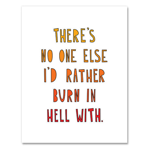 Burn in Hell Card